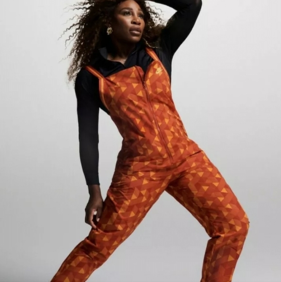 Serena Williams Design Crew Women's Printed Tennis Jumpsuit  DJ1151-638 Small - Picture 1 of 8